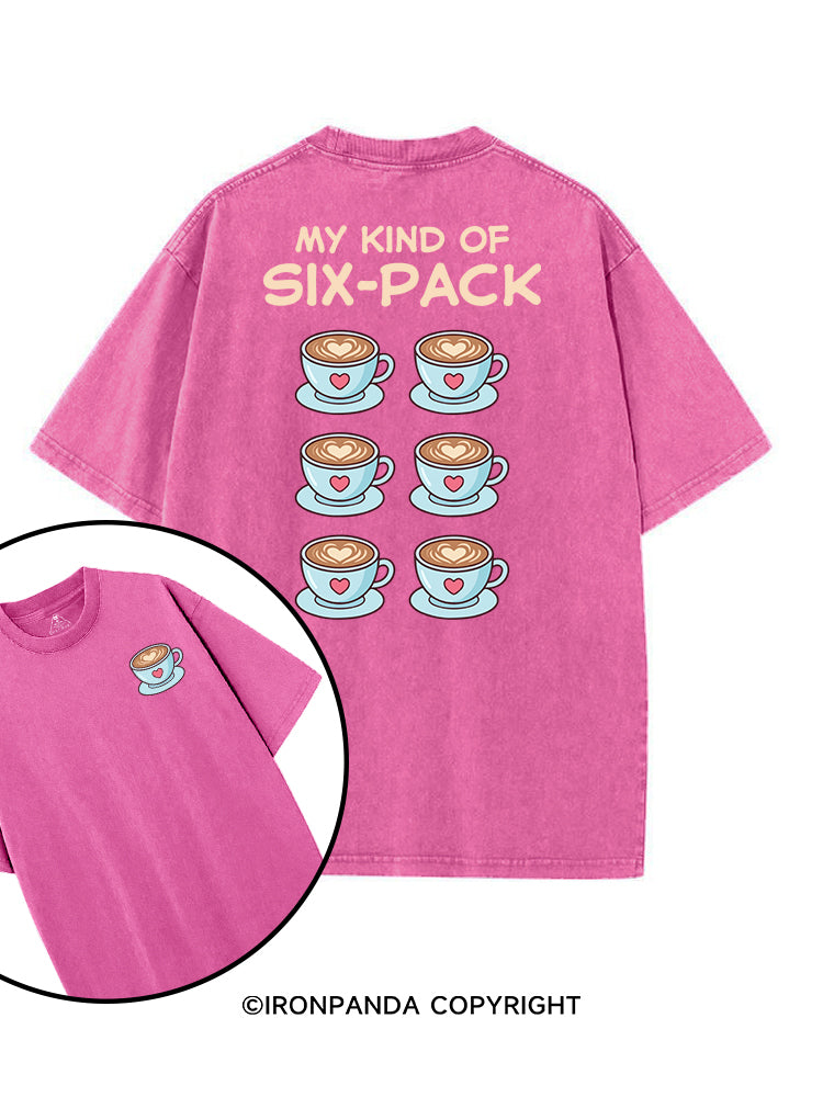 MY KIND OF SIX-PACK COFFEE LOVER printed Gym Shirt