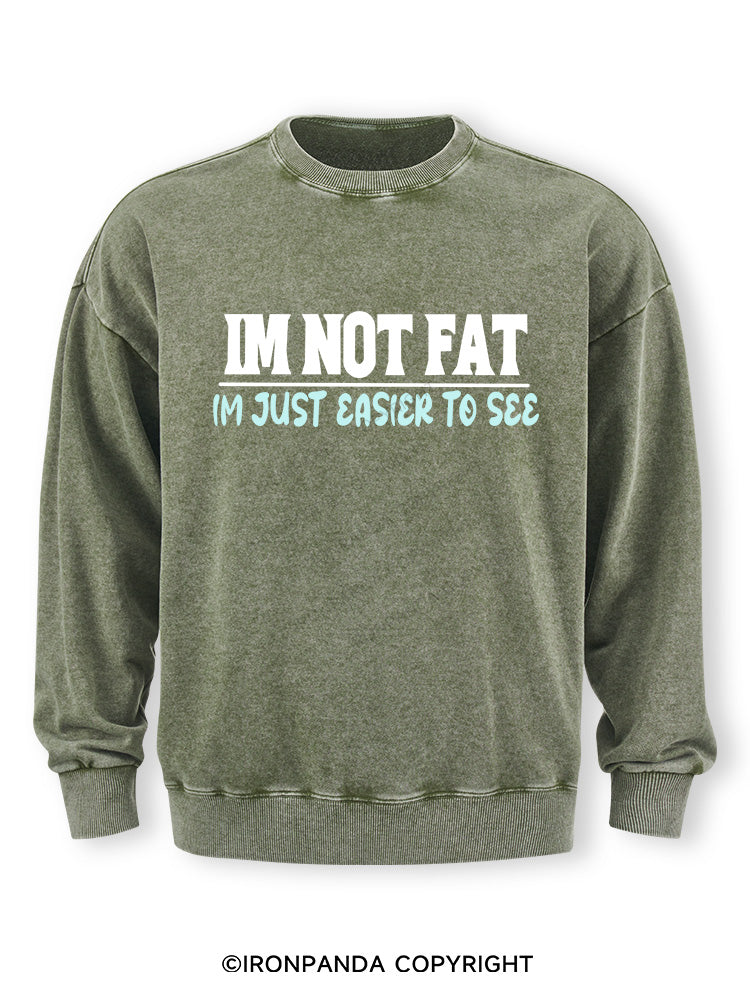 Just Easier to See Washed Sweatshirt