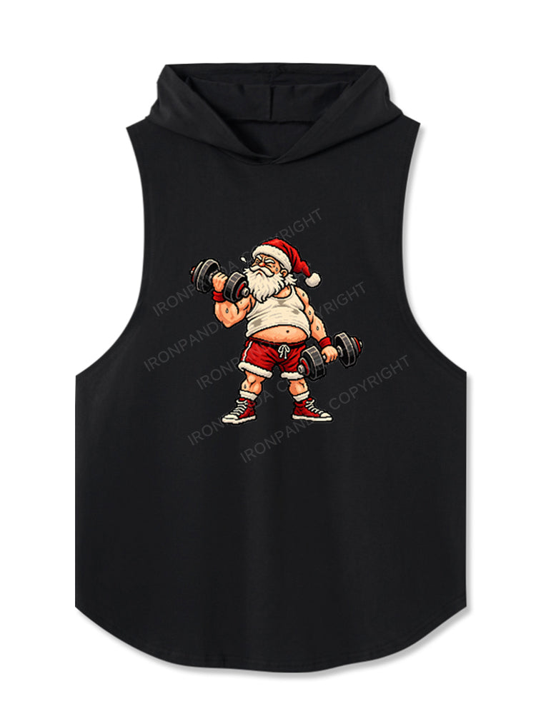 Santa Deadlift Hooded Tank