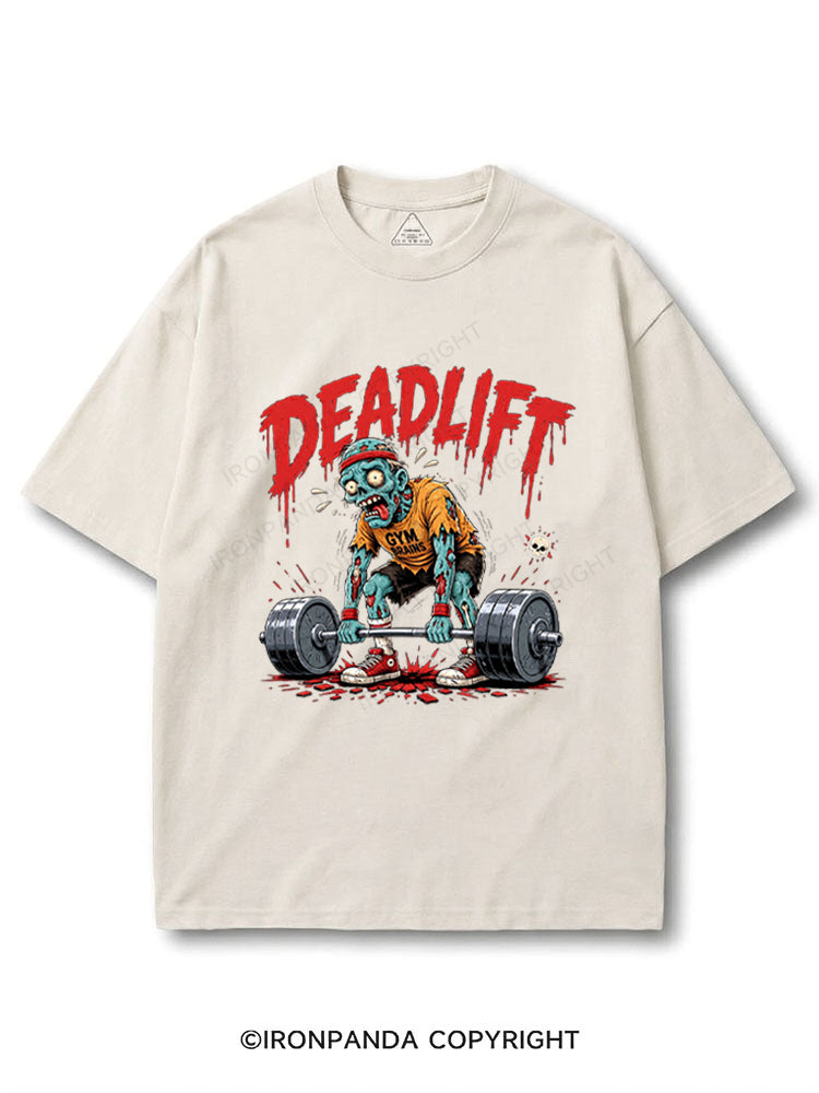 Deadlift Zombie Powerlifting Horror COTTON PUMP COVER
