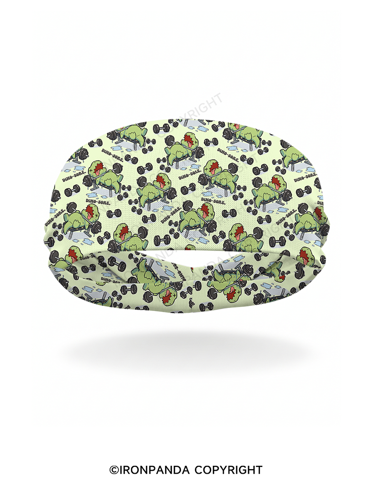 DINO-SORE Gym Headband