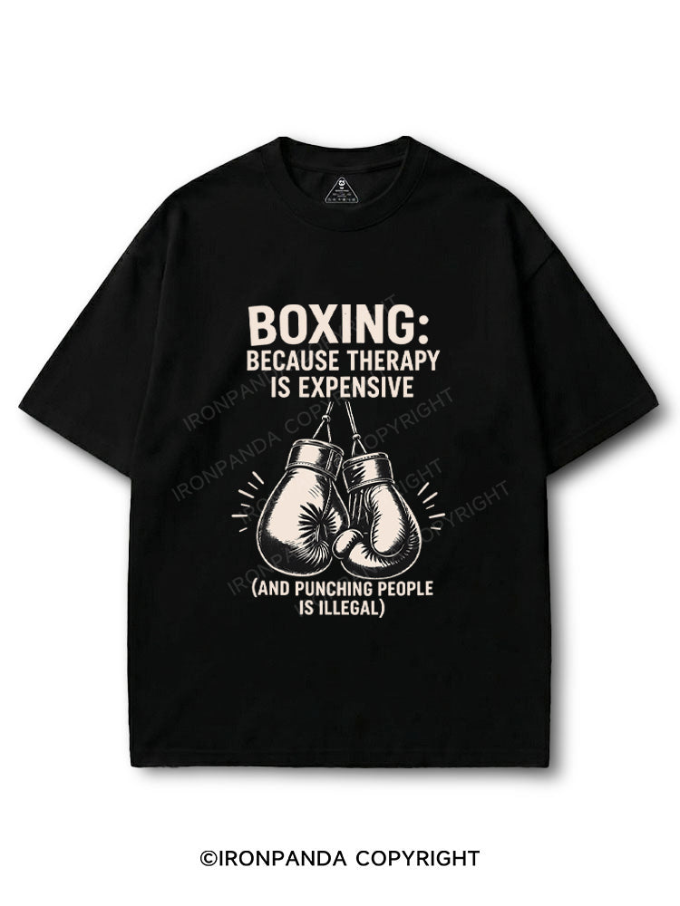 Boxing Because Therapy Is Expensive COTTON PUMP COVER