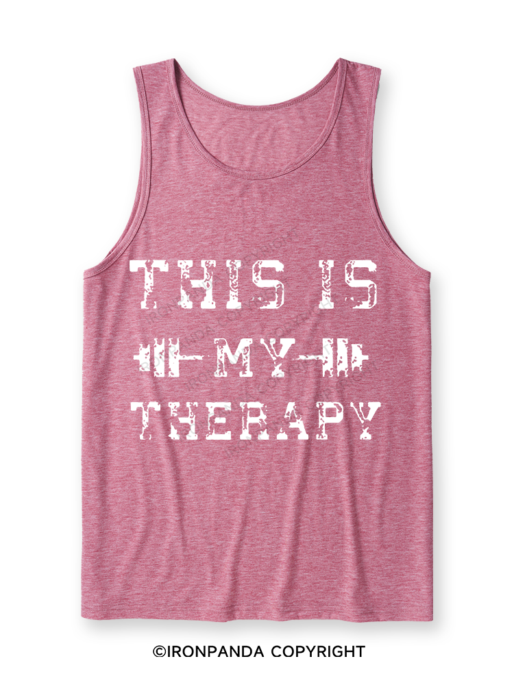 This Is My Therapy Ultra Soft Heather Tank