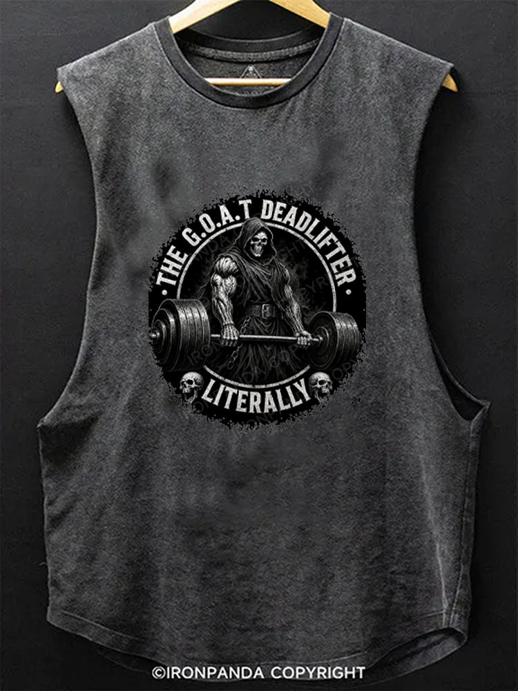 Grim Reaper The GOAT Deadlifter Scoop Bottom Cotton Tank