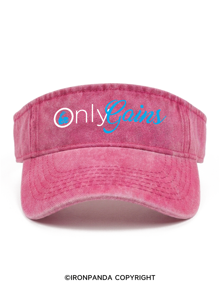 only gains Washed Sport Visor