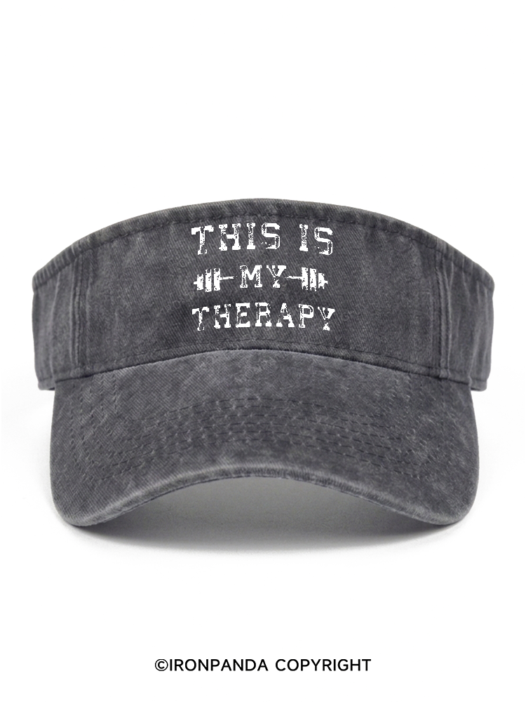 This Is My Therapy Washed Sport Visor