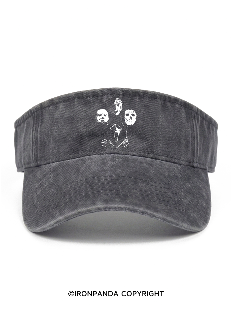 Halloween Fitness Night Washed Sport Visor