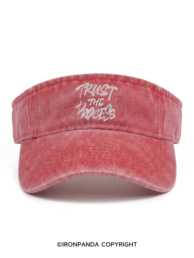 Trust the process Washed Sport Visor