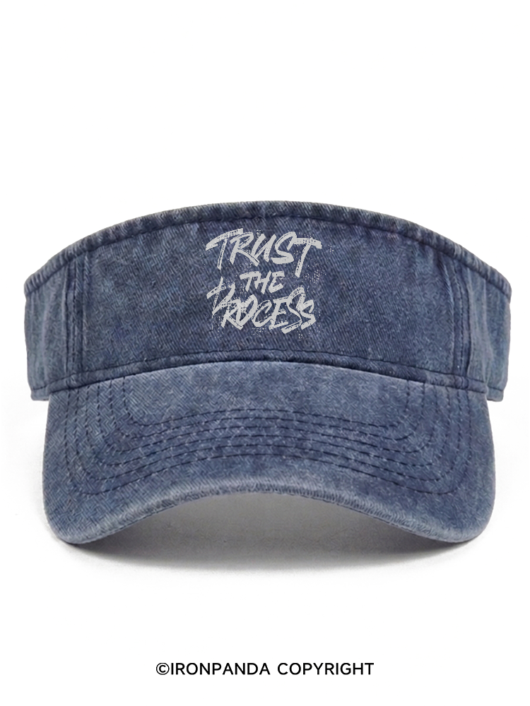Trust the process Washed Sport Visor