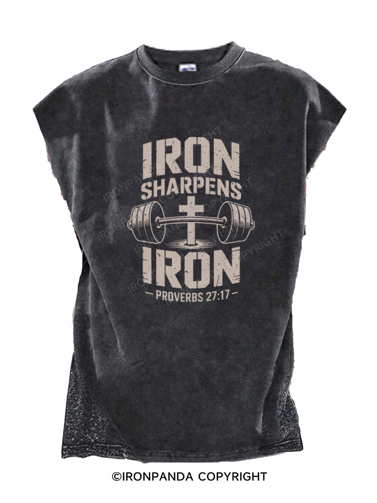 IRON SHARPENS IRON Cut Off Tank