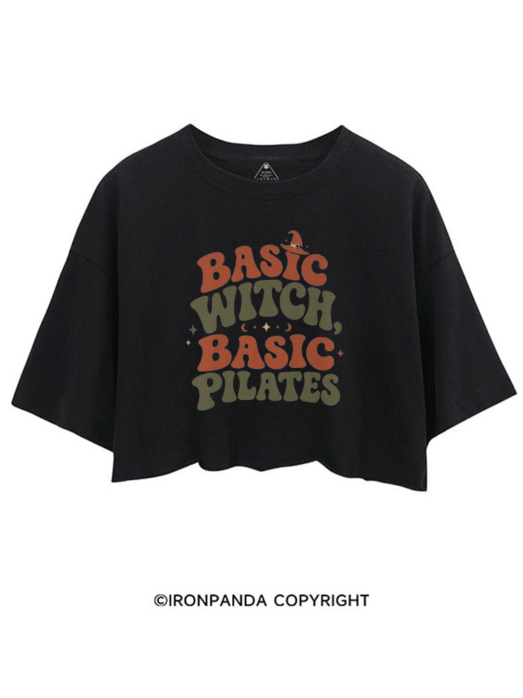 BASIC WITCH BASIC PILATES HALLOWEEN CROP TOPS