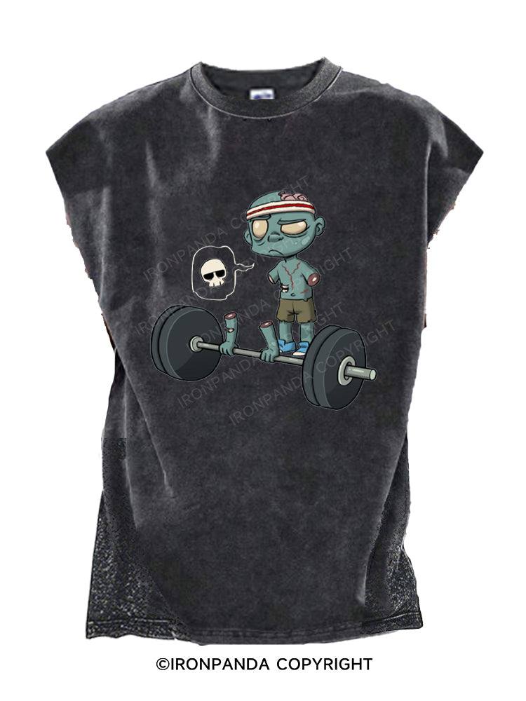 DEAD Lift Funny Zombie Cut Off Tank