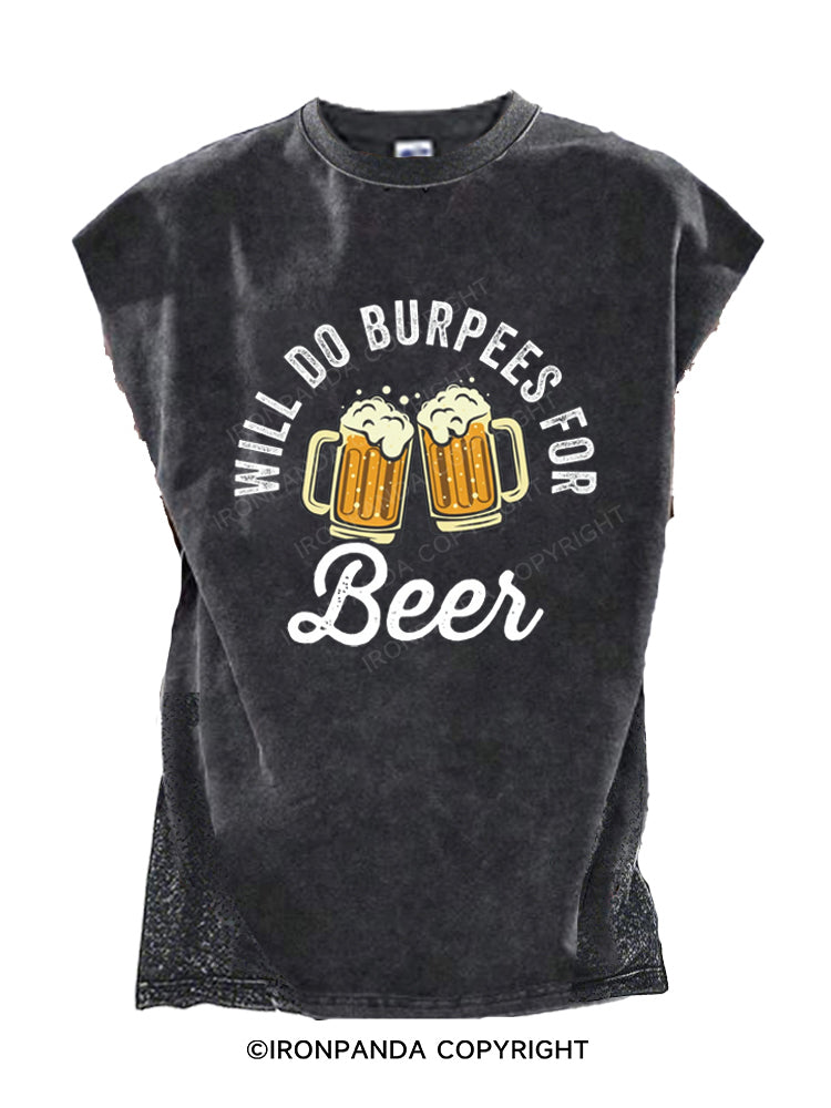 Will Do Burpees For Beer Cut Off Tank