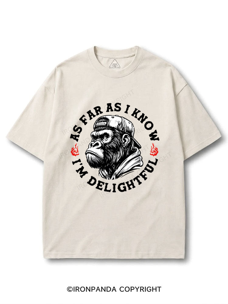 AS FAR AS I KNOW I'M DELIGHTFUL COTTON PUMP COVER