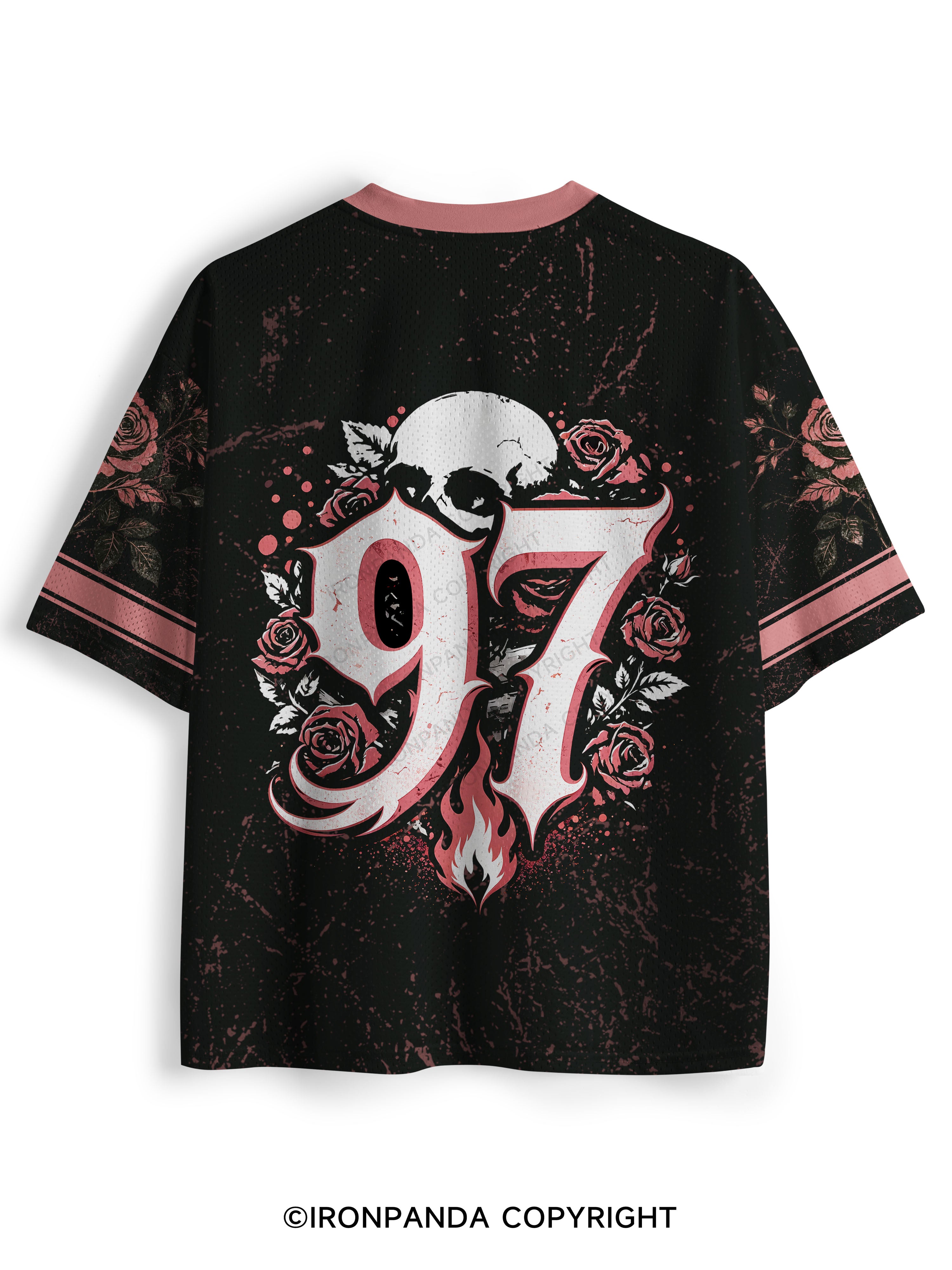 LIFT HEAVY READ SMUT SKELETON Mesh Jersey