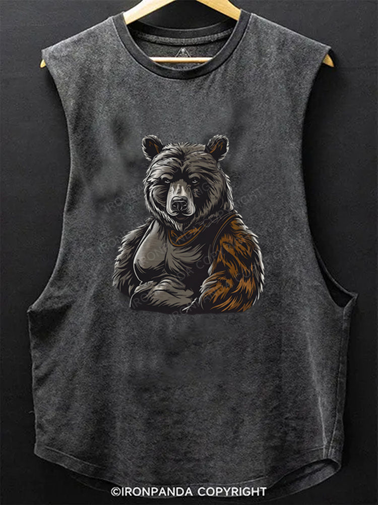 Burly Bear Scoop Bottom Cotton Tank