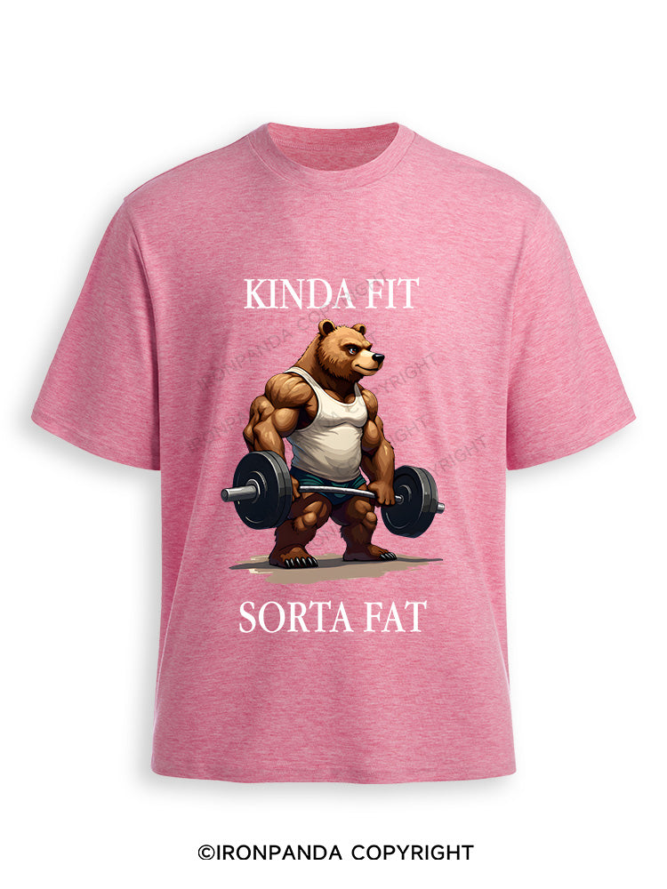 KINDA FIT SORTA FAT MUSCLE BEAR Ultra Soft Heather T-Shirt