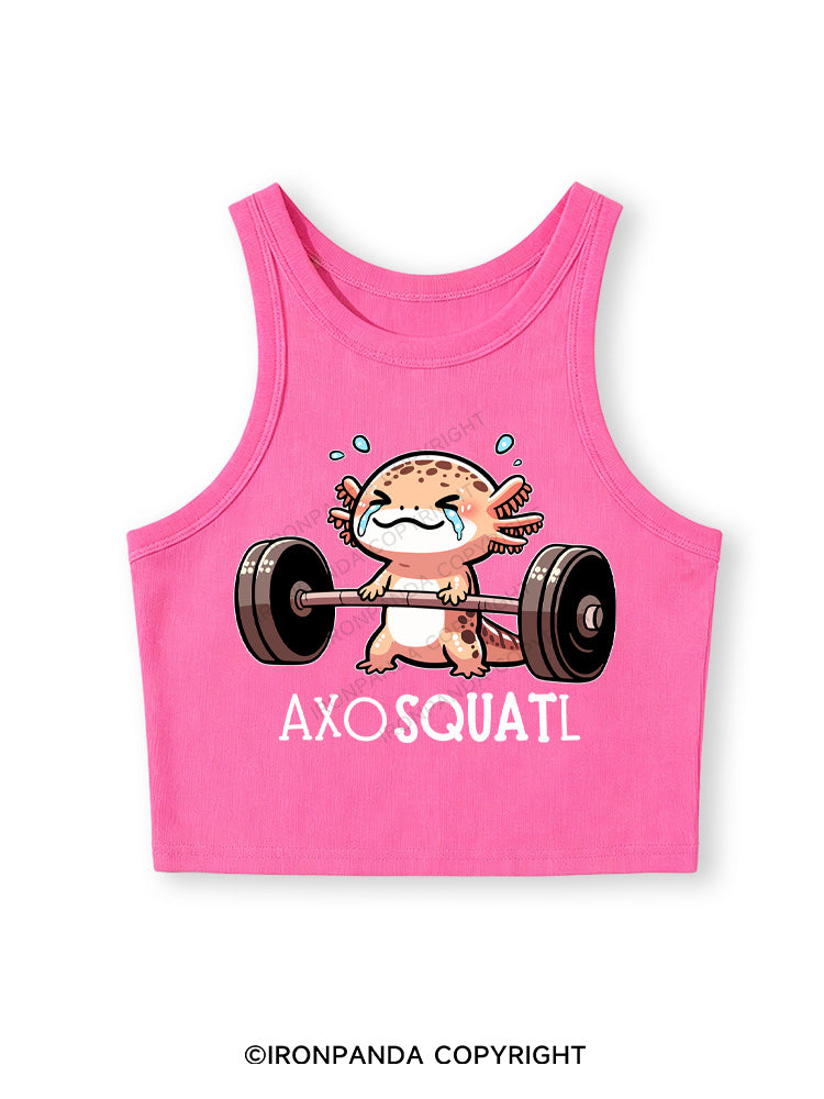 AXOSQUATL  Fitted Crop Tank Top