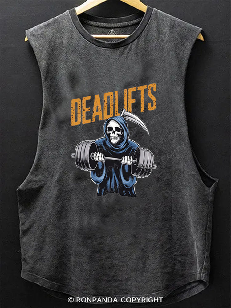 REAPER DEADLIFT Meme humor Scoop Bottom Cotton Tank
