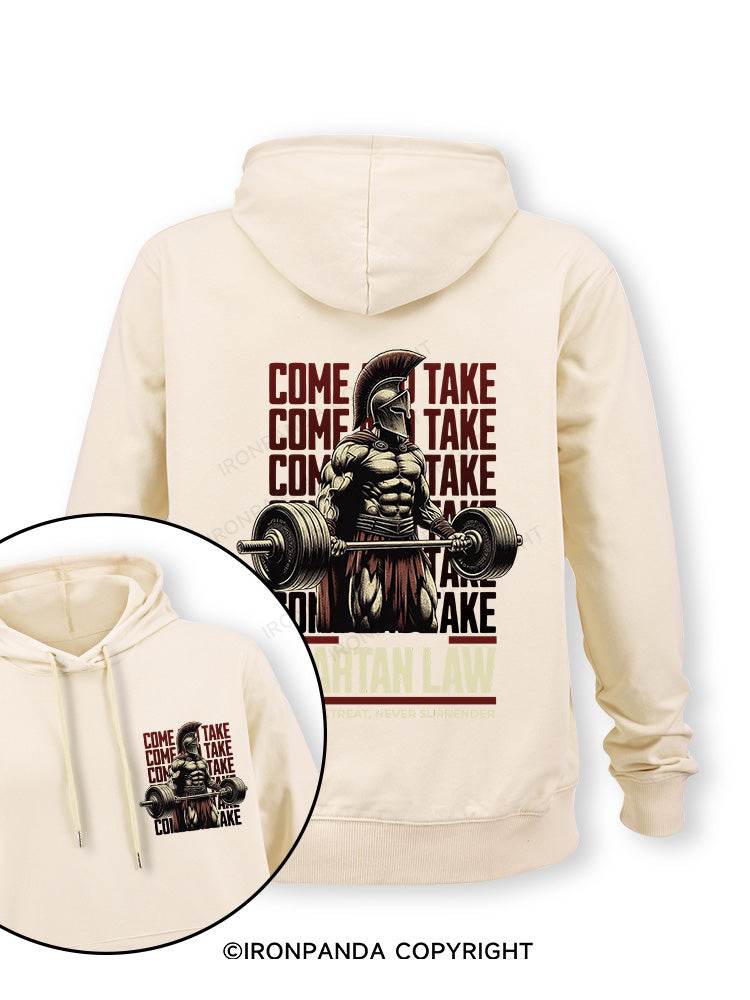 spartan law Double-Sided Printed Classic Gym Hoodie