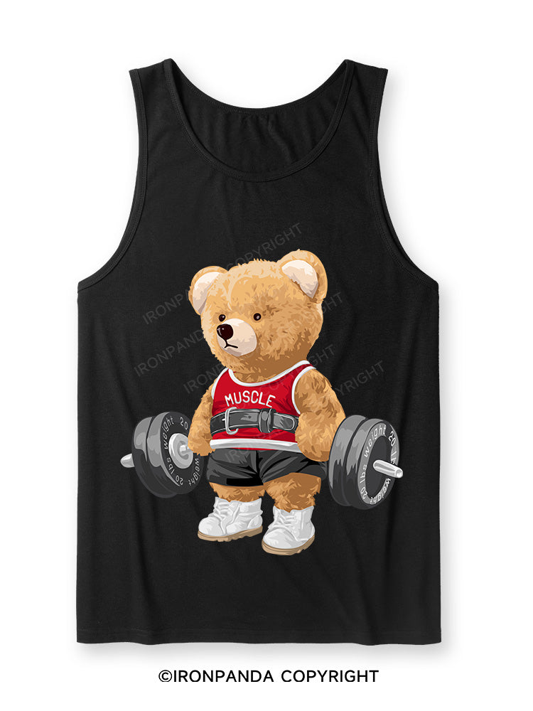 Exercise Bear Ultra Soft Heather Tank