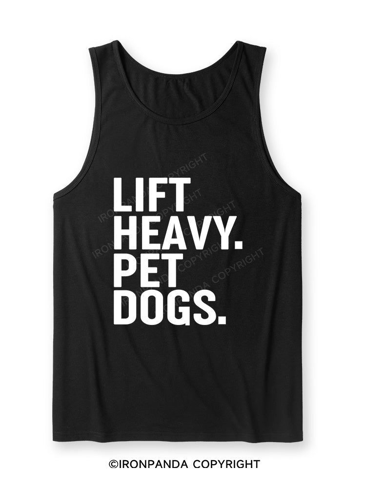 Lift Heavy Pet Dogs Ultra Soft Heather Tank