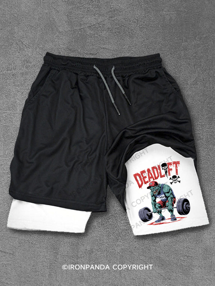 Zombie Funny Deadlift Performance Training Shorts