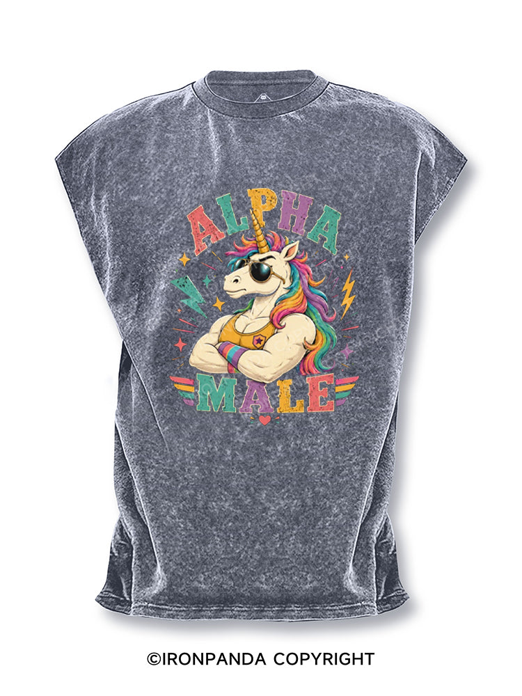Alpha Male Unicorn Power Cut Off Tank