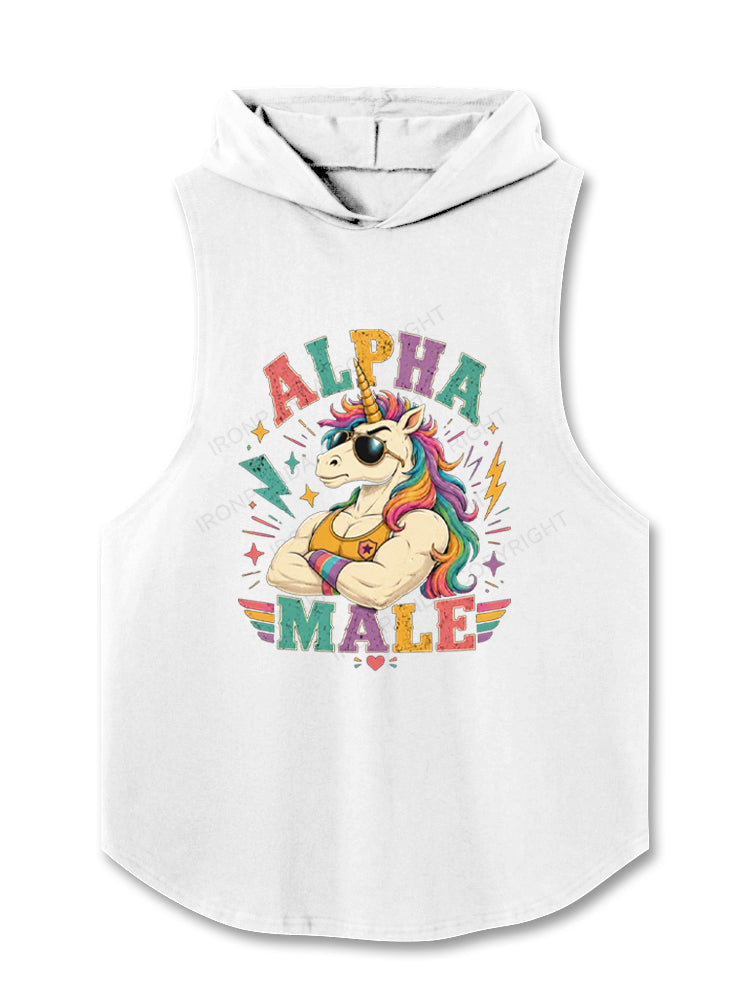 Alpha Male Unicorn Power Hooded Tank