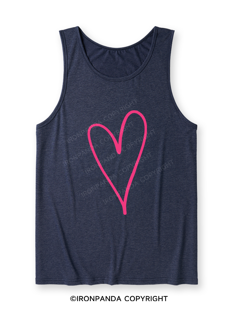 Heart Muscle Ultra Soft Heather Tank
