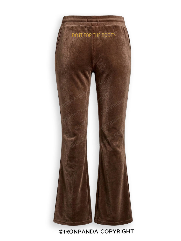 DO IT FOR THE BOOTY Velvet Tracksuit Set