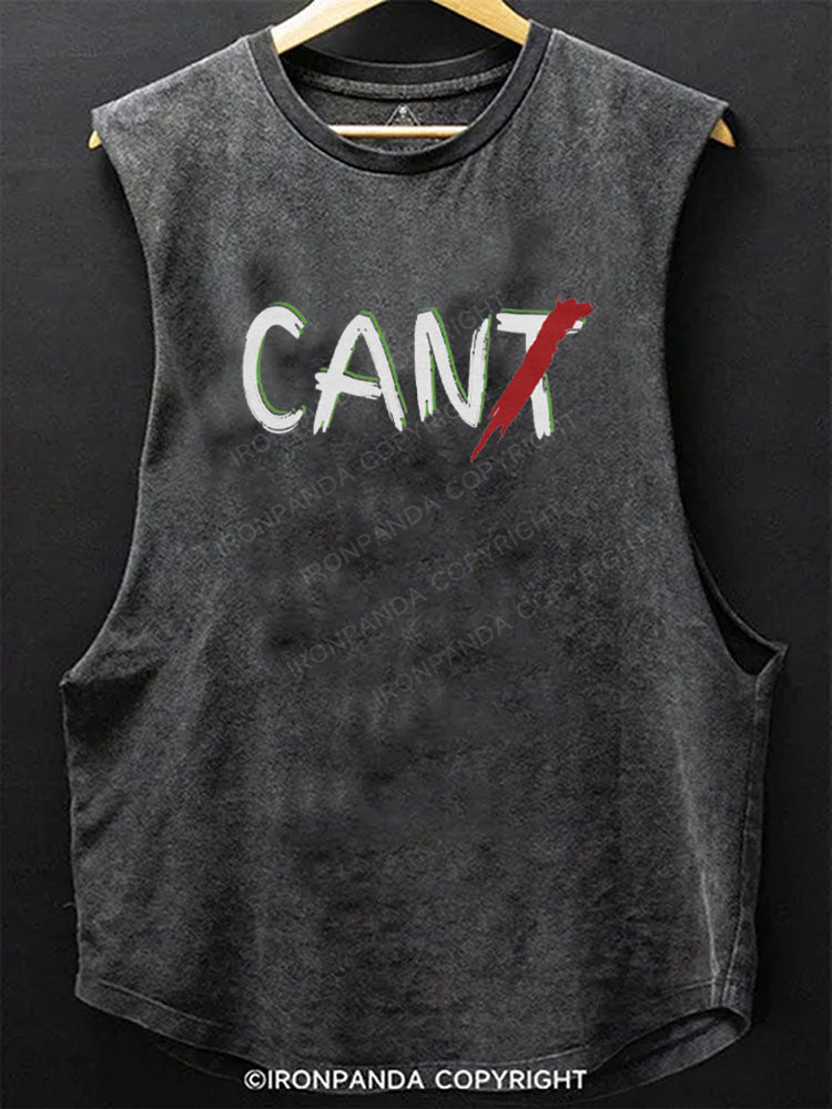 CAN'T Scoop Bottom Cotton Tank