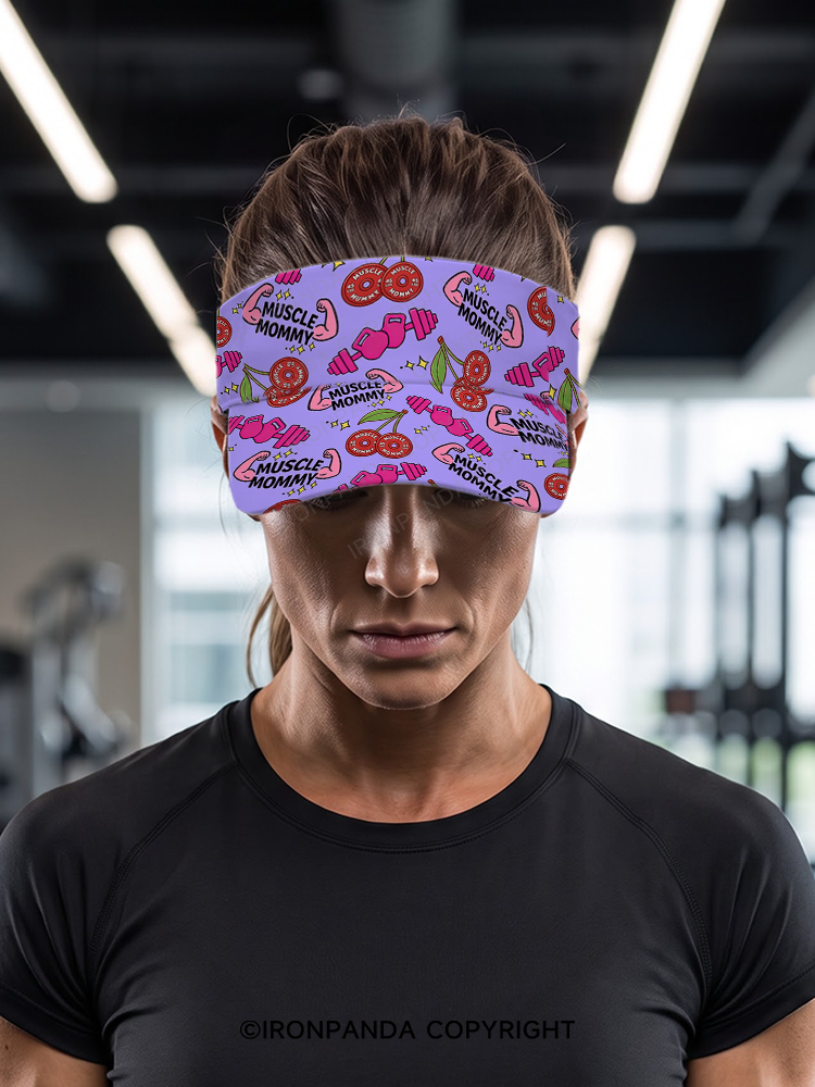 Muscle Mommy Printed Sports Visor
