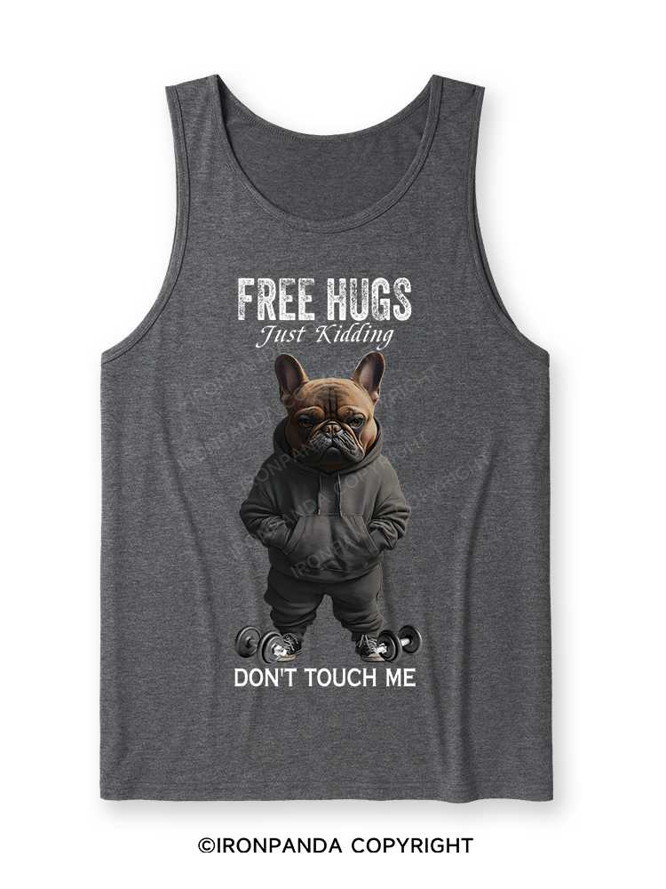 free hugs bulldog Ultra Soft Heather Tank