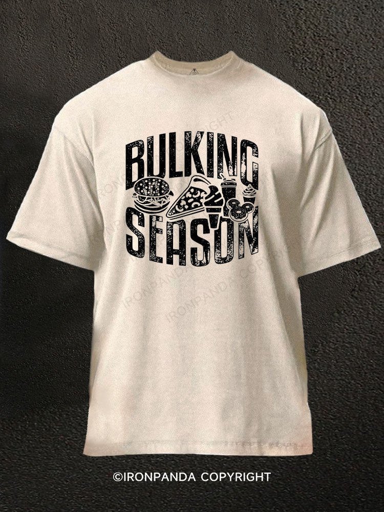 Bulking Season Retro Washed Gym Shirt