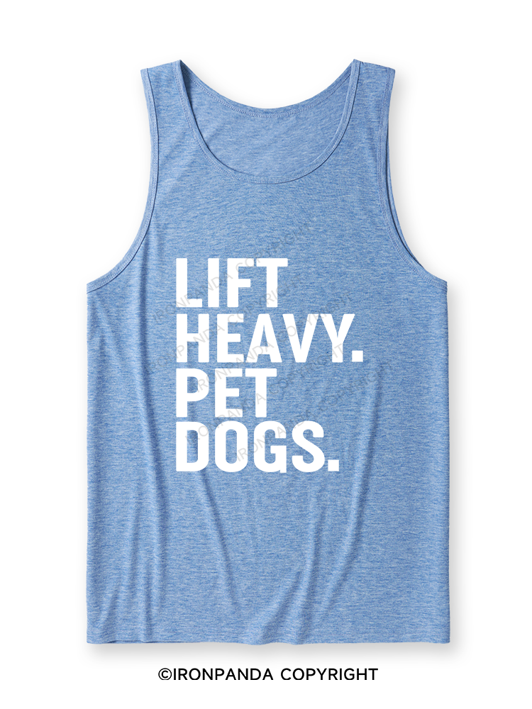 Lift Heavy Pet Dogs Ultra Soft Heather Tank
