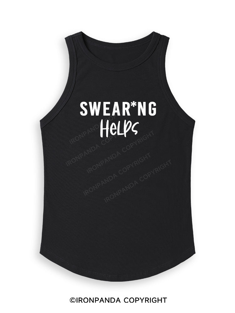 SWEAR*NG HELPS Fitted Tank Top