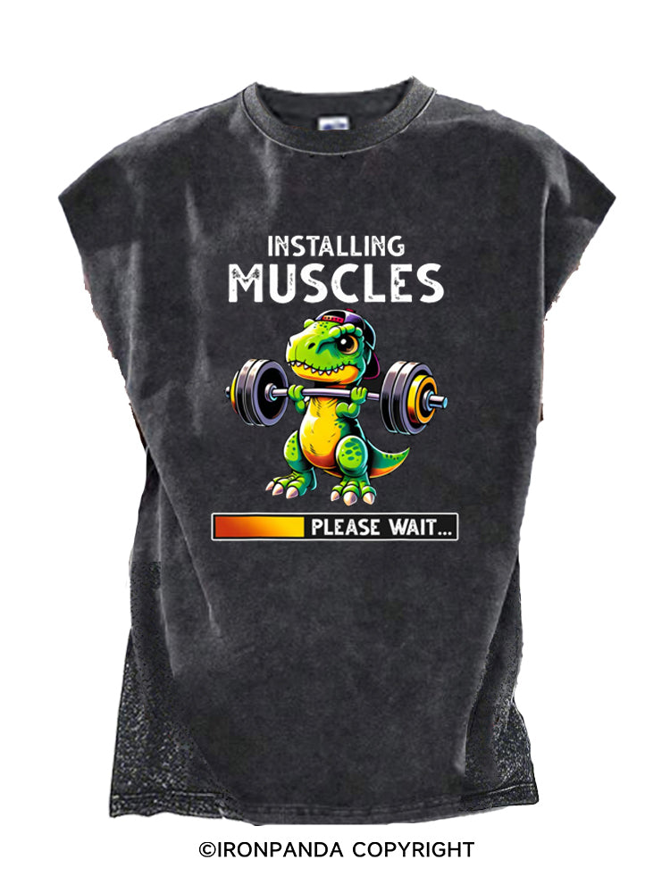 Installing Muscles Please Wait Dino Cut Off Tank
