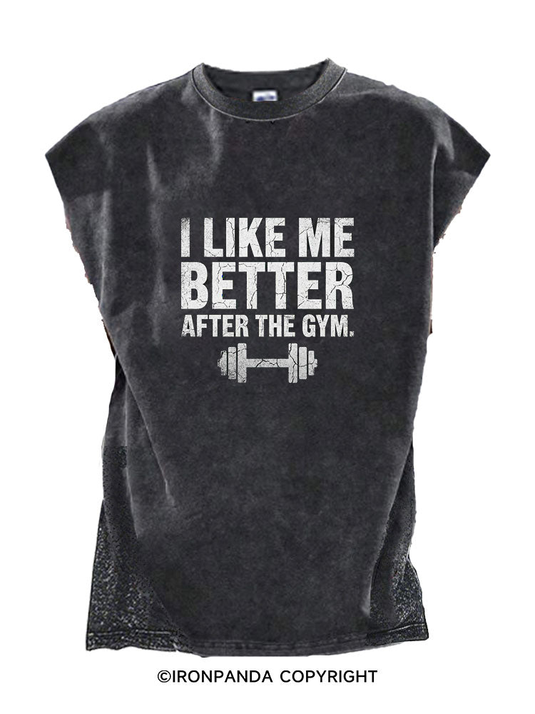 I Like Me Better After The Gym Cut Off Tank