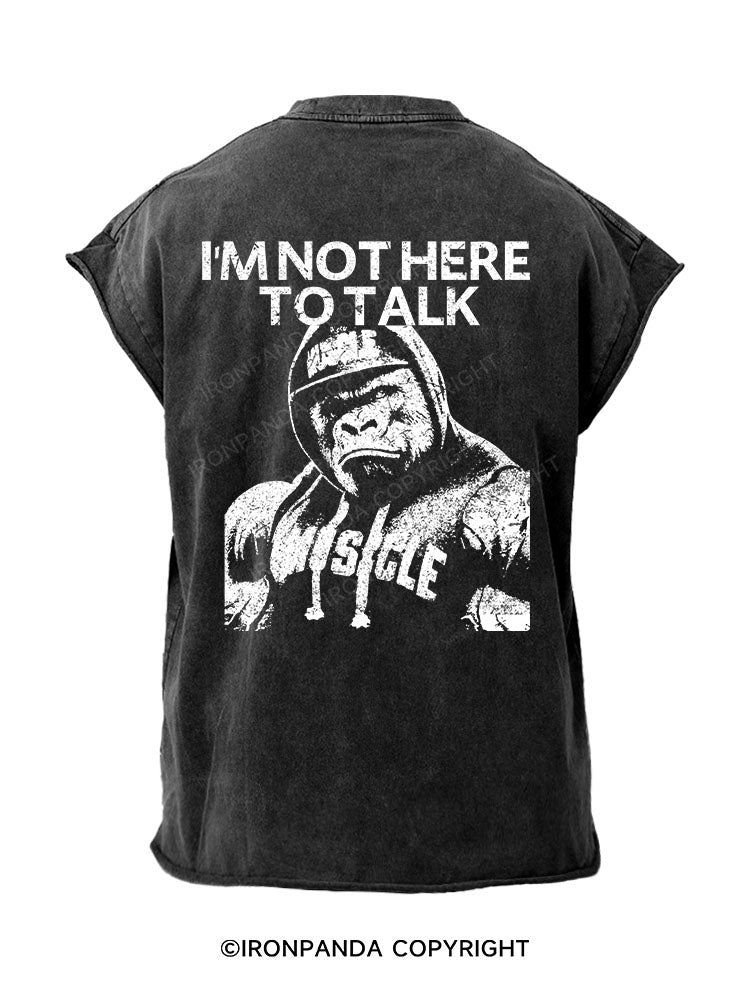 I’m not here to talk Back Printed Cut Off Tank