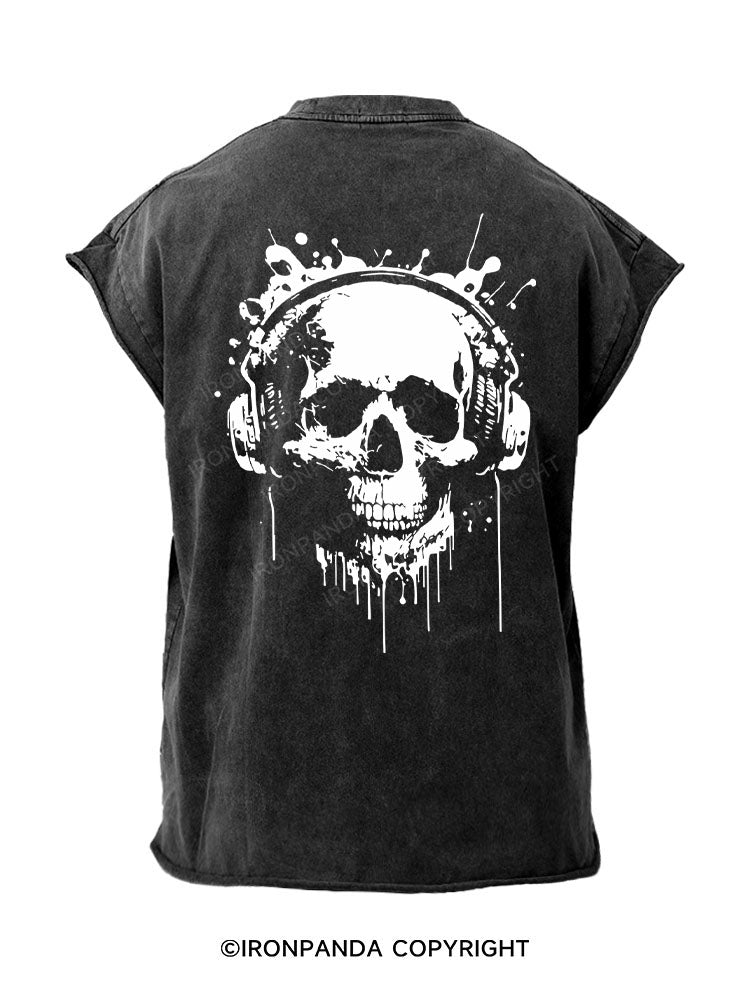 HEAVY METAL Back Printed Cut Off Tank