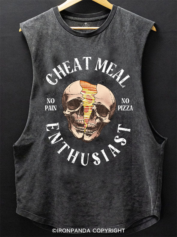 cheat meal entusiast SCOOP BOTTOM COTTON TANK