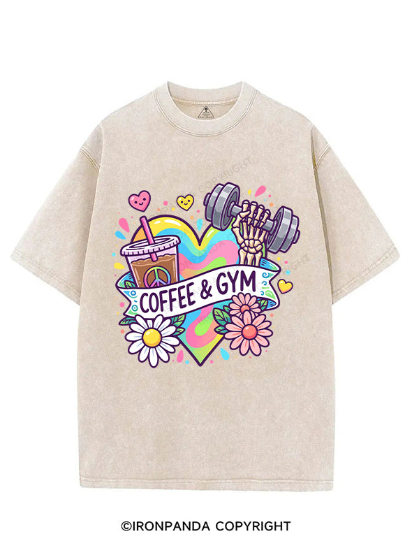 coffee &gym VINTAGE GYM SHIRT