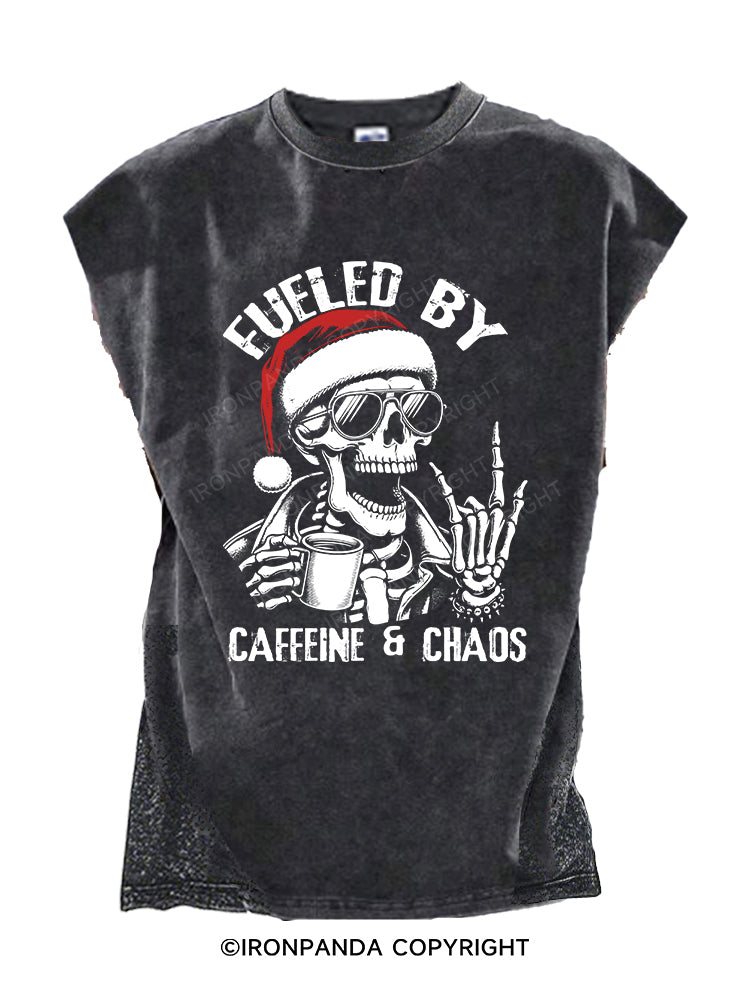 Fueled by Caffeine & Chaos Cut Off Tank