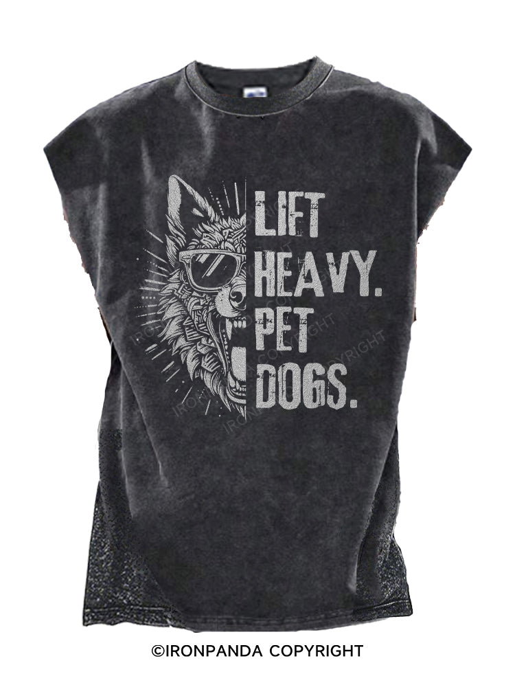 Lift Heavy Pet Dogs Cut Off Tank
