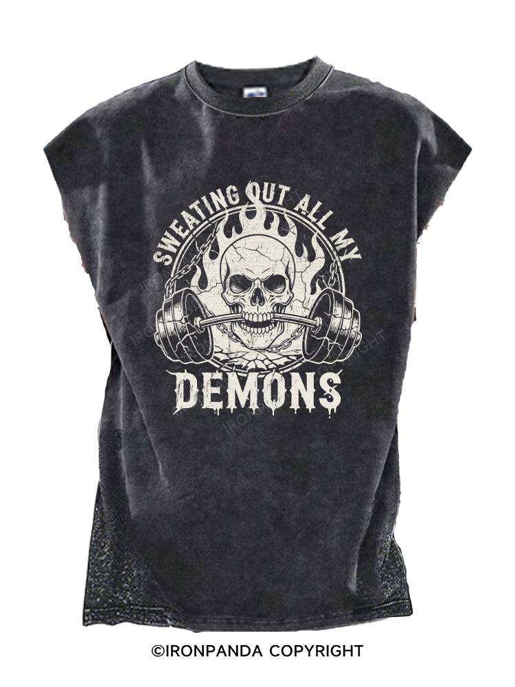 Sweating Out All My Demons Cut Off Tank