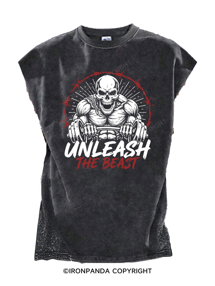 UNLEASH THE BEAST Cut Off Tank