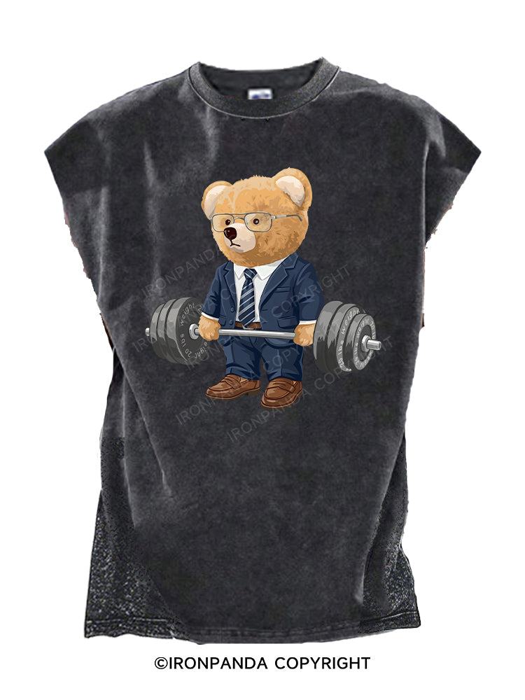 Exercise Bear Cut Off Tank