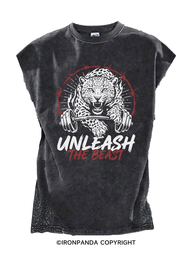 UNLEASH THE BEAST Cut Off Tank