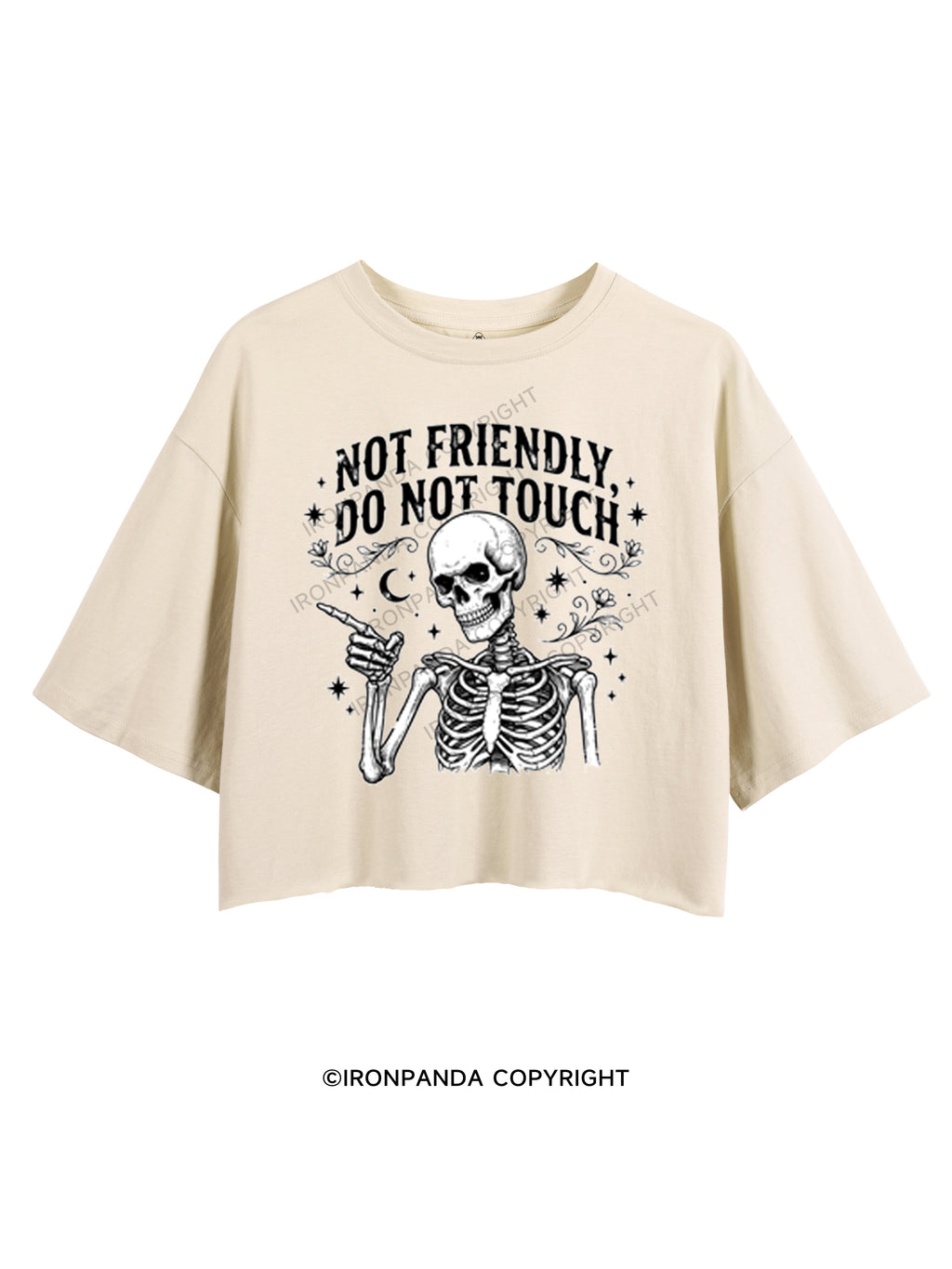 NOT FRIENDLY, DO NOT TOUCH CROP TOPS